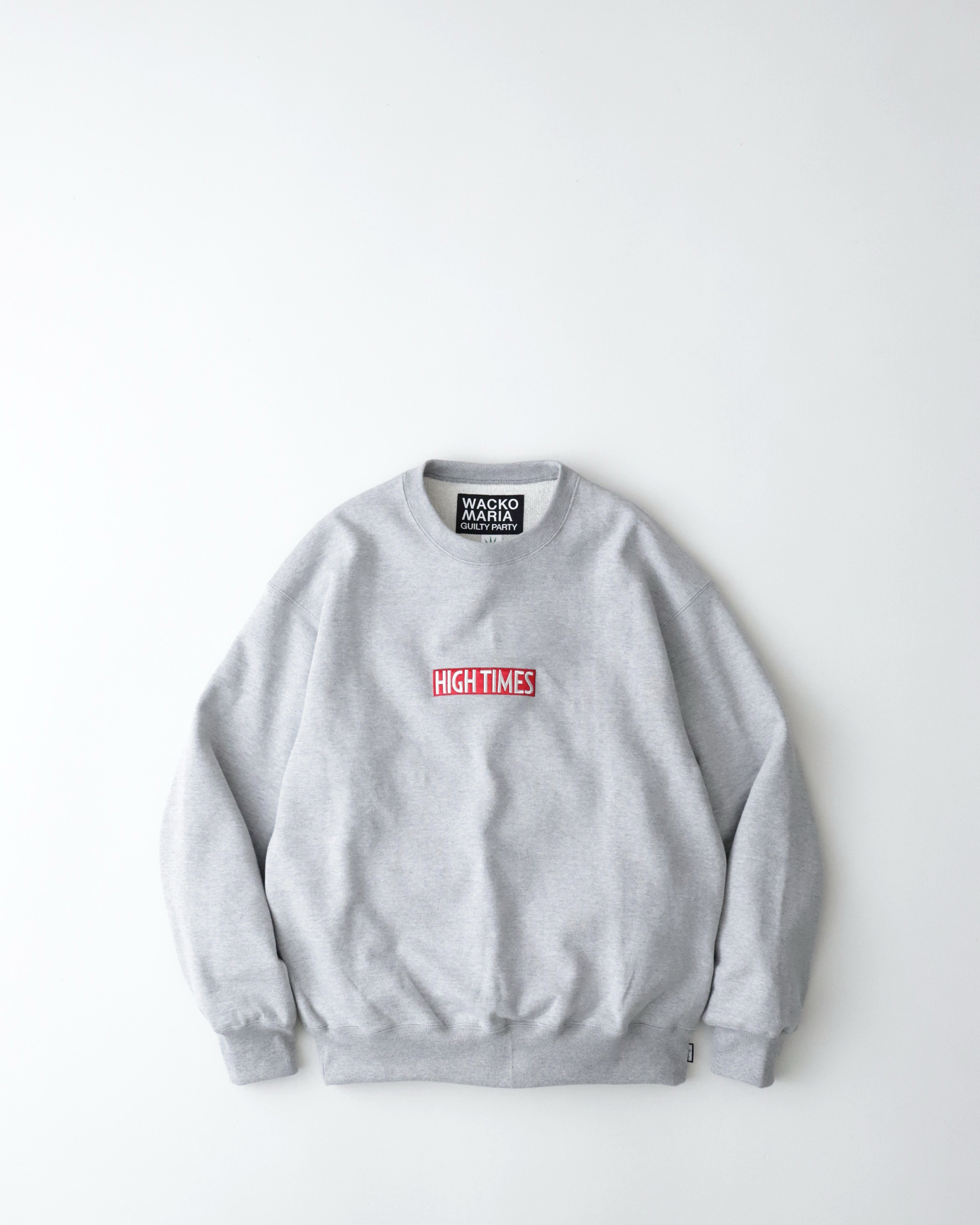 WACKO MARIA HIGH TIMES / HEAVY WEIGHT CREW NECK SWEAT SHIRT – NCNR