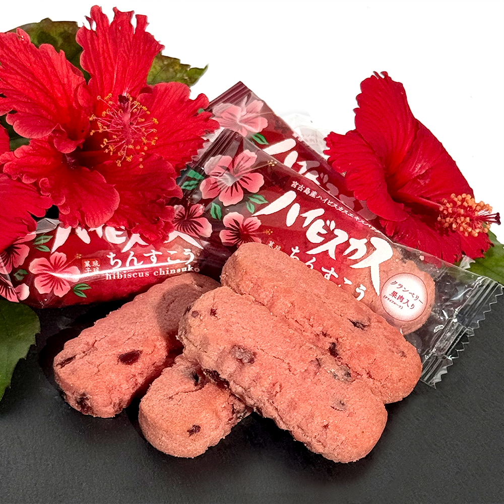 ハイビスカスちんすこうスタンドパック(17個入)【宮古島限定】 | 南都