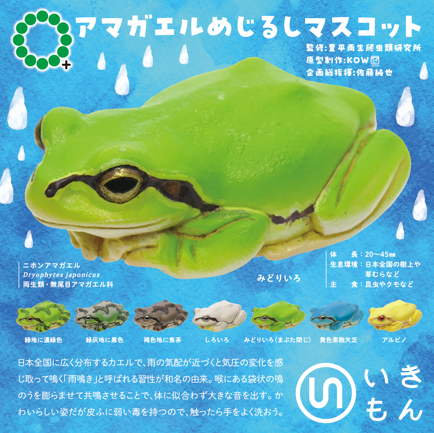 NTC MONO+ アマガエル めじるしマスコット – ネイチャーテクニカラー公式