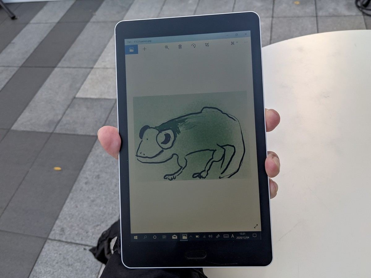 いつでもどこでもWACOMペンでサッとお絵描き！ 8インチ「raytrektab