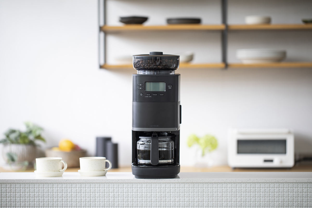 豆と水の計量から抽出まで全自動！ シロカのコーヒーメーカー | マイ
