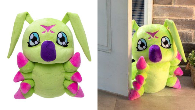 デジモン』ワームモンの等身大ぬいぐるみ登場！キャラデザ・渡辺けんじ