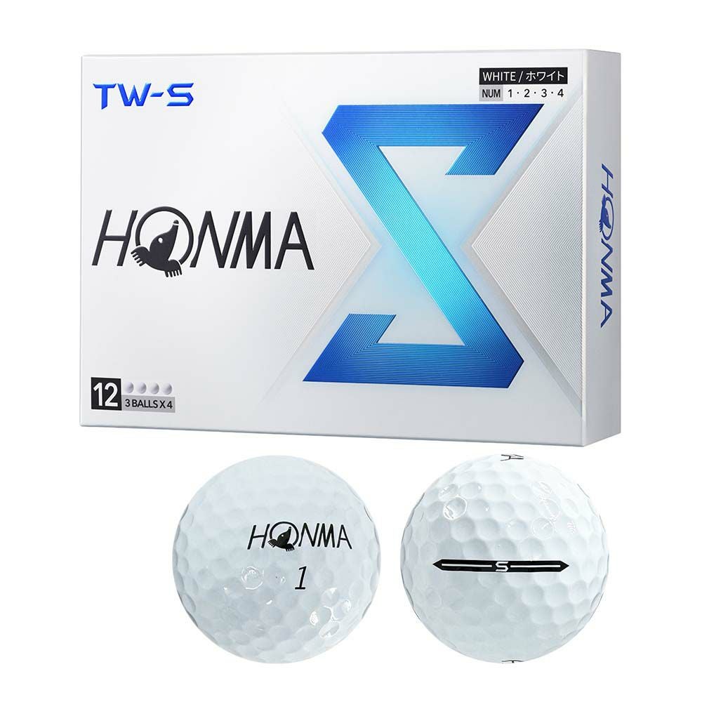本間ゴルフ HONMA TW-S ボール BT2403 ホワイト 1ダース 2024 | ゴルフ