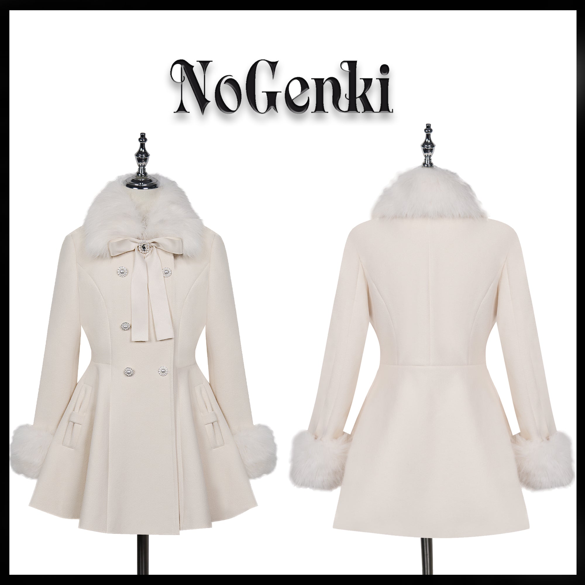 ファーフレアパールダブルコート – NoGenki
