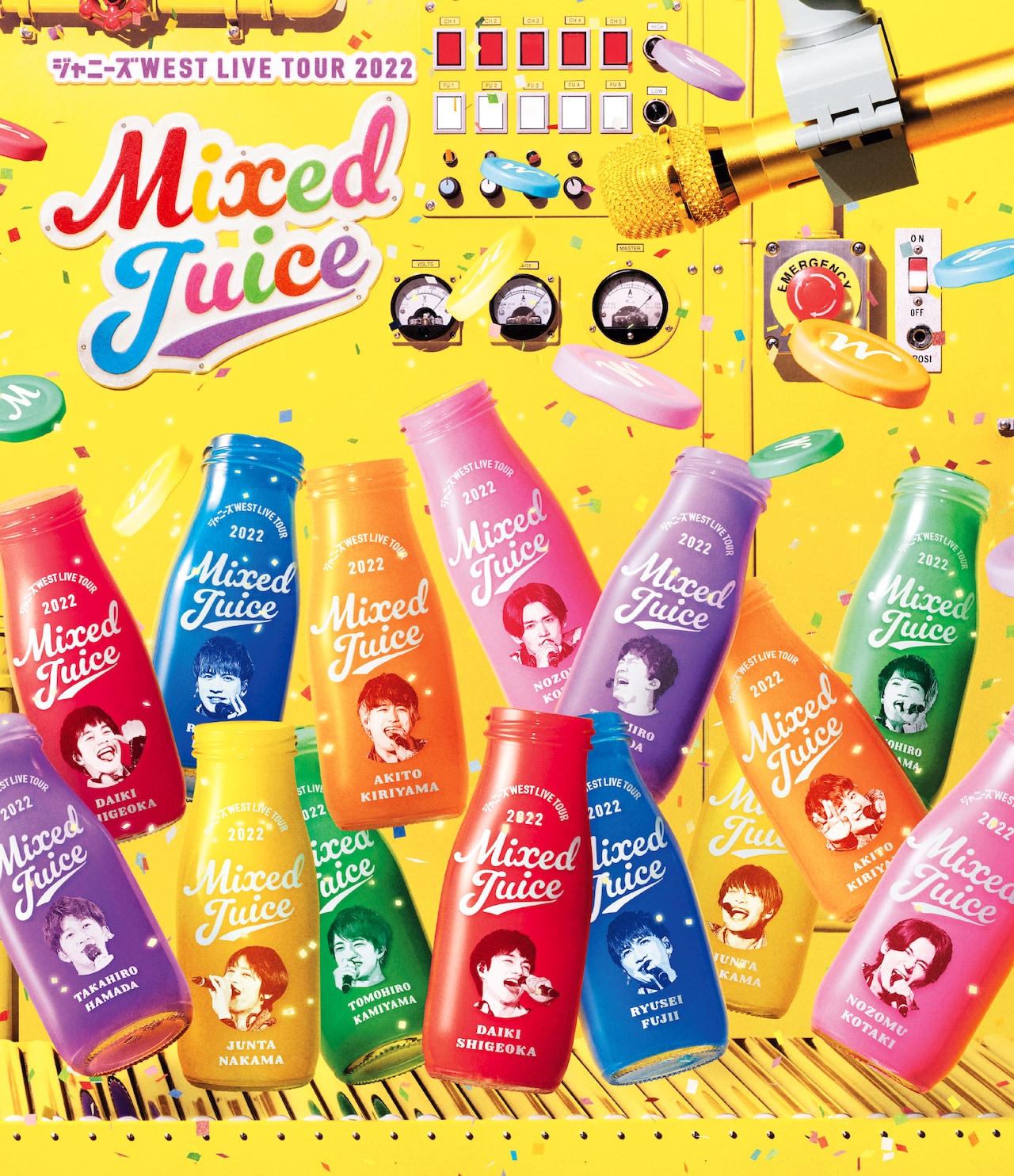 ジャニーズWEST「Mixed Juice」ツアーが映像作品化、初回盤に