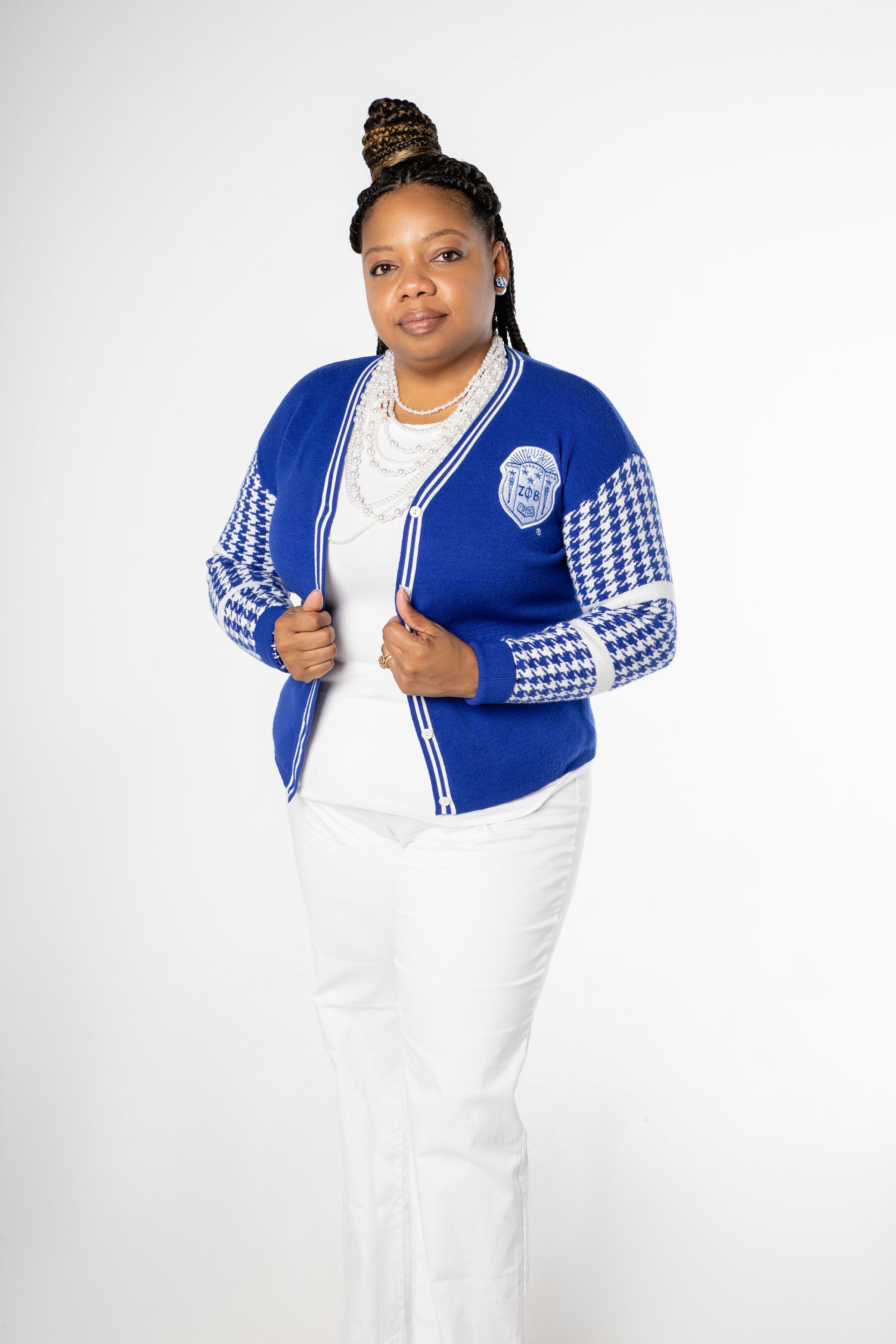 ZPhiB - Houndstooth Skirt Set – Official Para Connect
