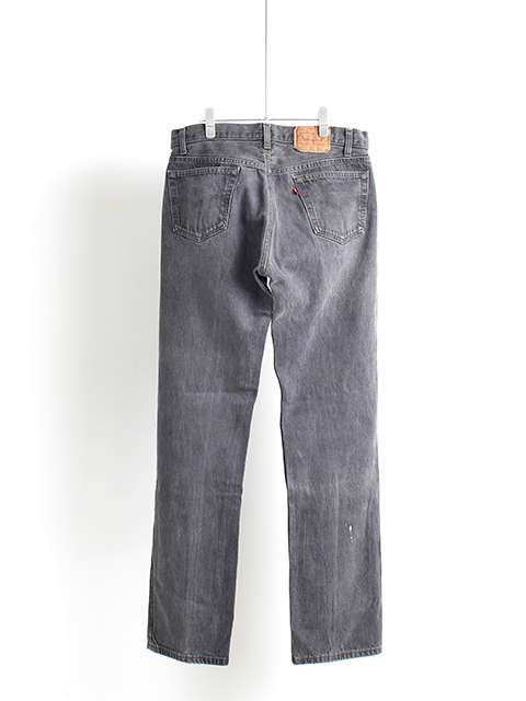 2.【USED】80s Levi's 501-0658 BLACK DENIM PANTS 