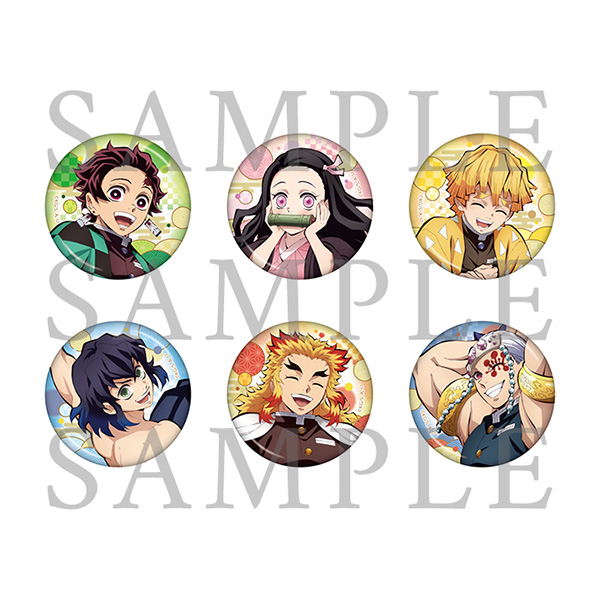 鬼滅の刃「全集中展」無限列車編・遊郭編 』ランダム缶バッジ（全