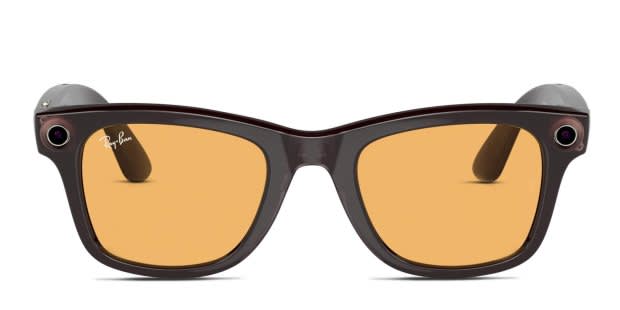 Ray-Ban Meta Smart Glasses RW4006 Wayfarer Black, Brown Sunglasses