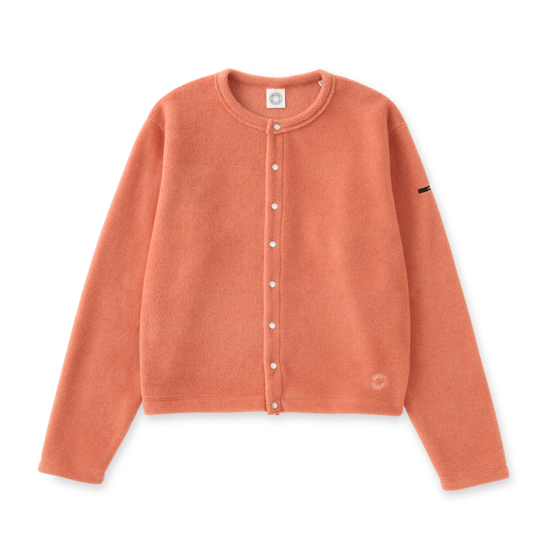 Women's Fleece Crew Neck Cardigan｜ORCIVAL