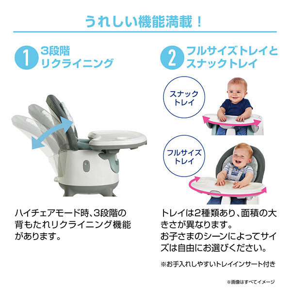 グレコ 7in1 フロアツーテーブル GRACO ハイチェア ローチェア