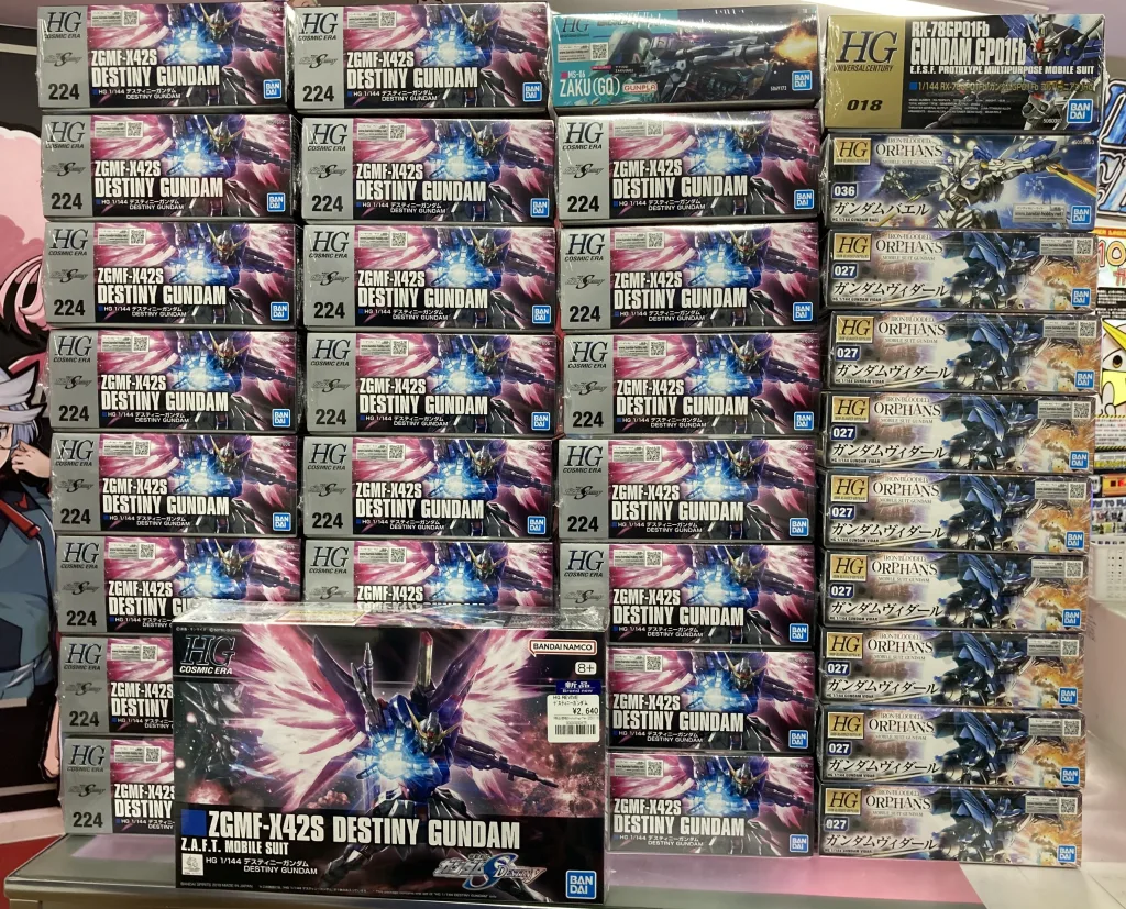 ガンプラ 再販】ガンダムSEED DESTINYより”HG デスティニー”が大量入荷