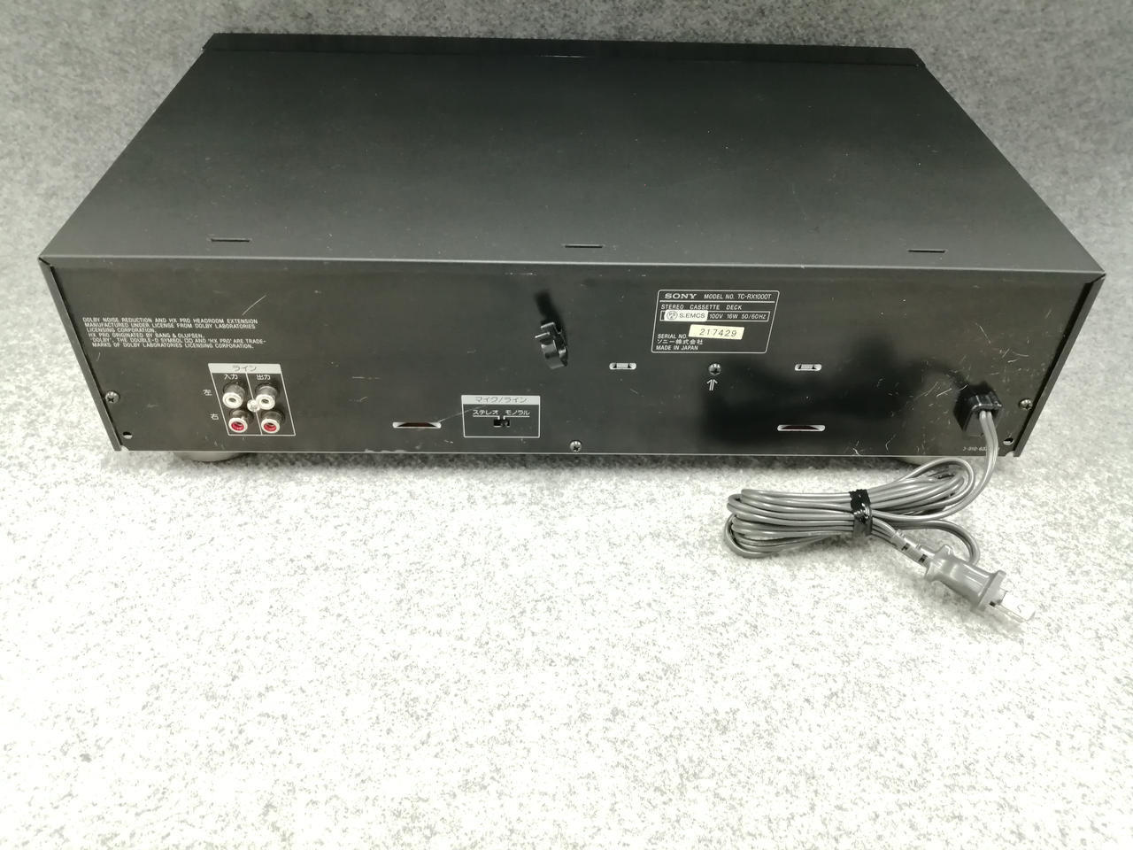 ソニー(SONY)|カセットデッキ|【ハードオフ公式通販】オフモール