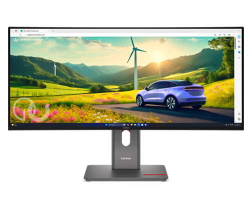 ThinkVision P34WD-40(34型ウルトラワイド曲面/3440×1440/IPS/USB-C