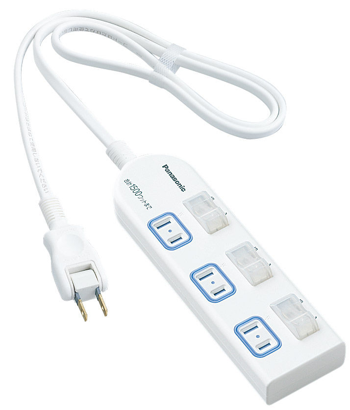 概要 ザ・タップX（3コ口）（1m）（ホワイト） WHA25134WP | 配線器具