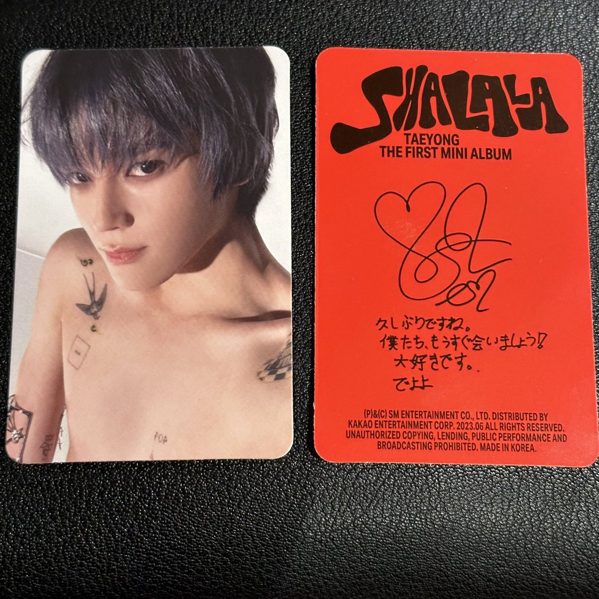 slowacid teddyisland テヨン トレカ 4枚セット NCT テヨン slowacid