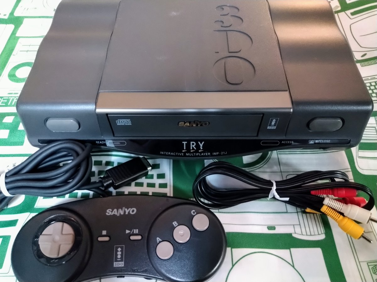 3DO本体をお譲り頂きました！ こちらはSANYOから発売されたモデル「3DO