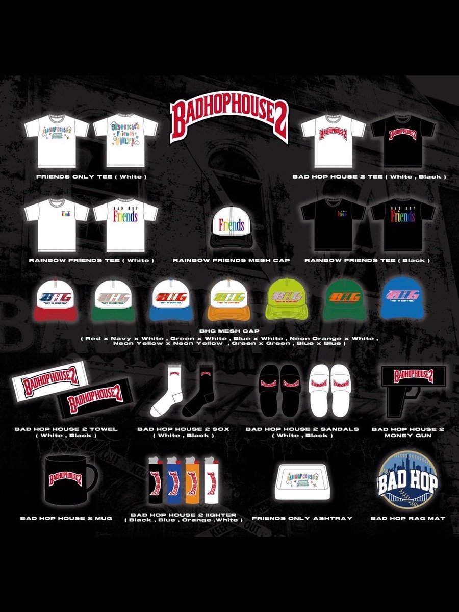 BAD HOP HOUSE 2” -Zepp Tour- ライブ当日に発売されるオフィシャル