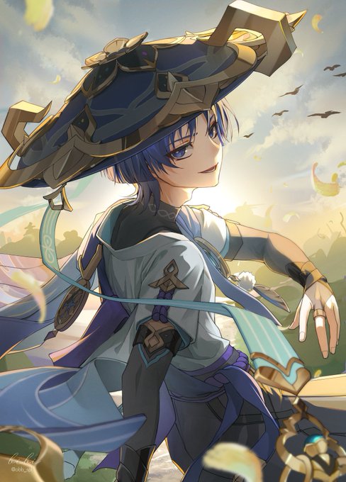 スカラマシュ(原神) 「誕生日おめでとう!!!#放浪者生誕祭2023