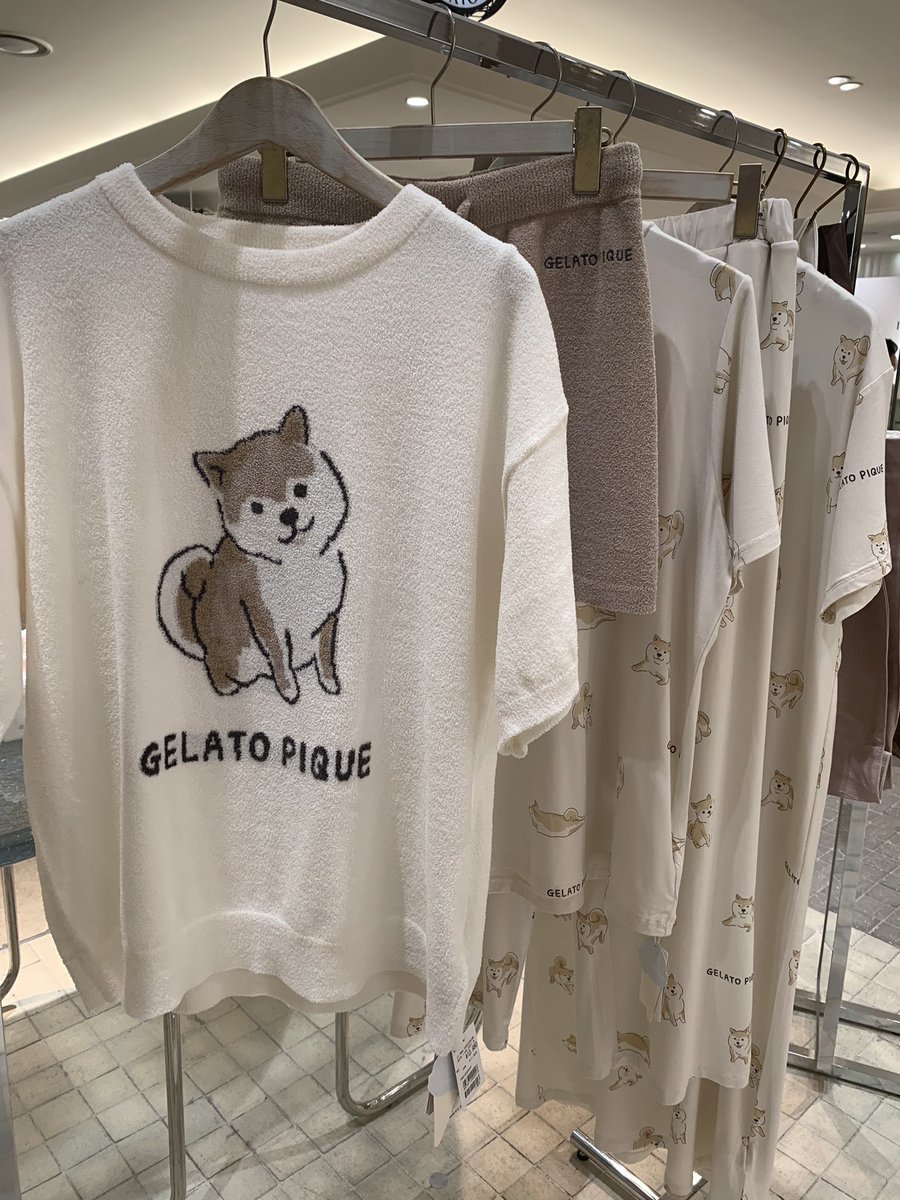 ジェラートピケ待望の柴犬柄無事にGET♡ 可愛すぎるぅ〜🐕うちの子