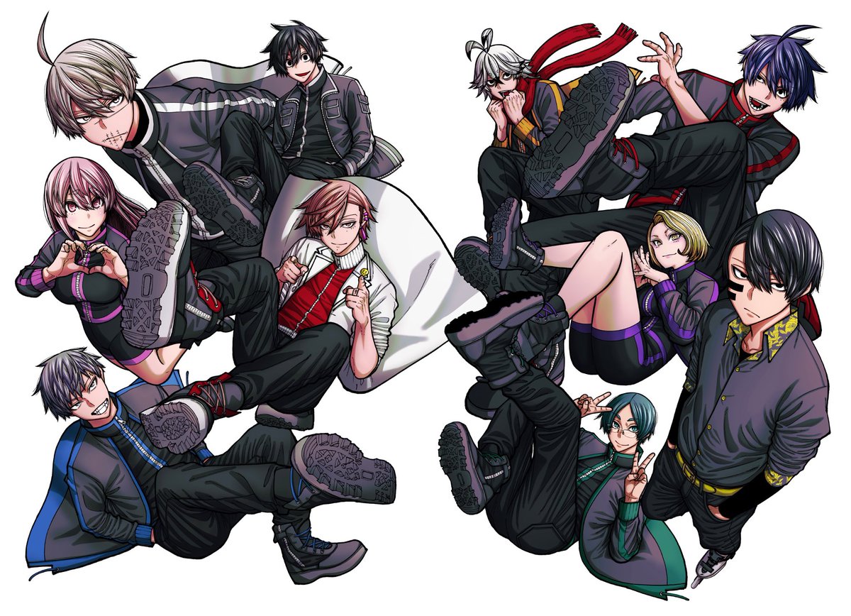 2025年自分が選ぶ今年の4枚 今年も桃源暗鬼は沢山イラスト描かせて頂き