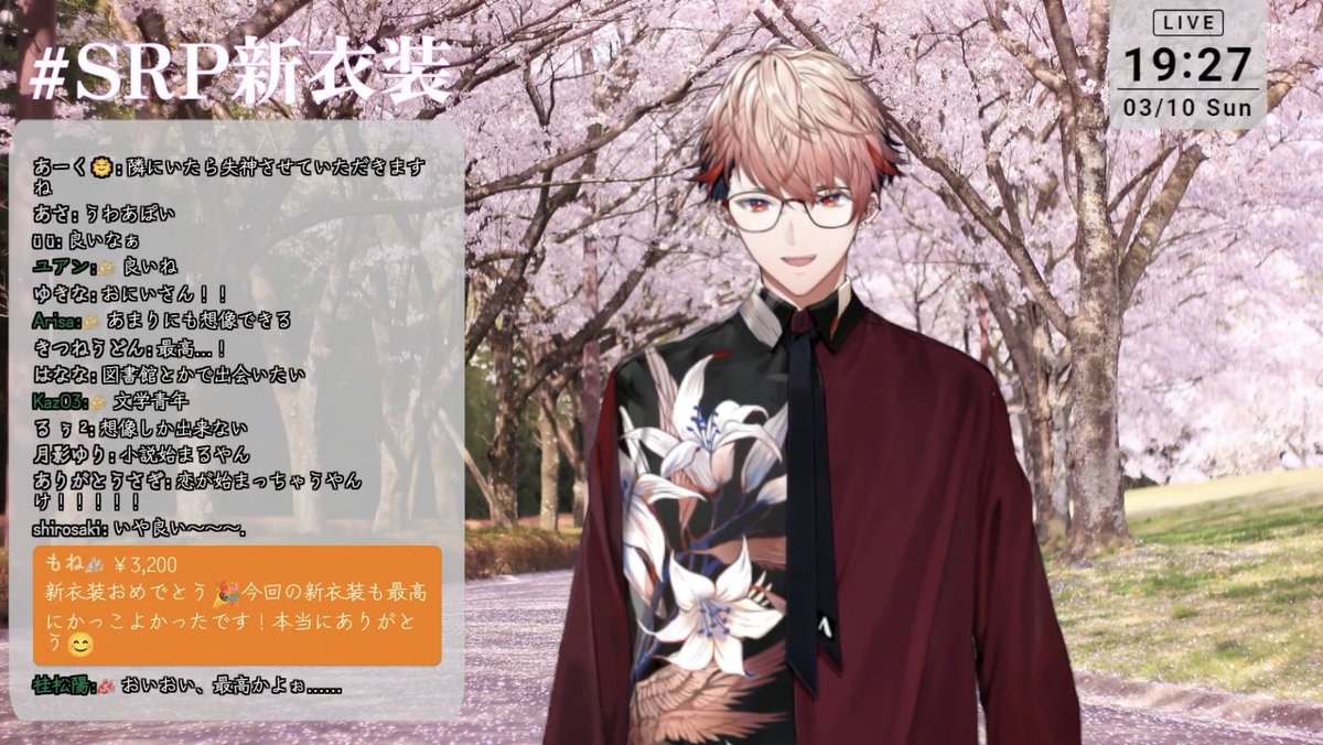 にじさんじ＊セラフ・ダズルガーデン＊春＊私服