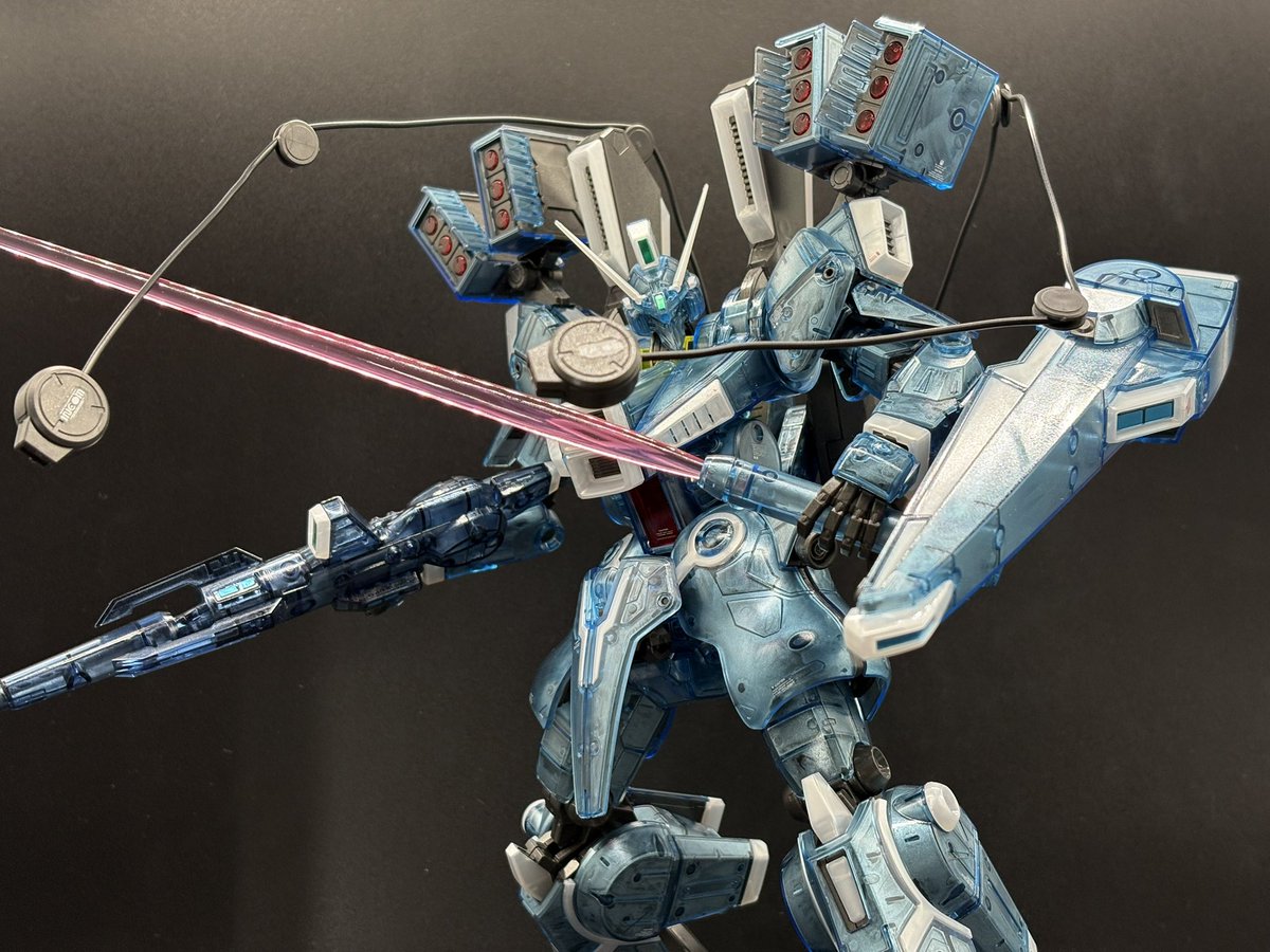 MG 1/100 ORX-013 ガンダムMk-V(クリアカラー) 完成しました♪ クリア