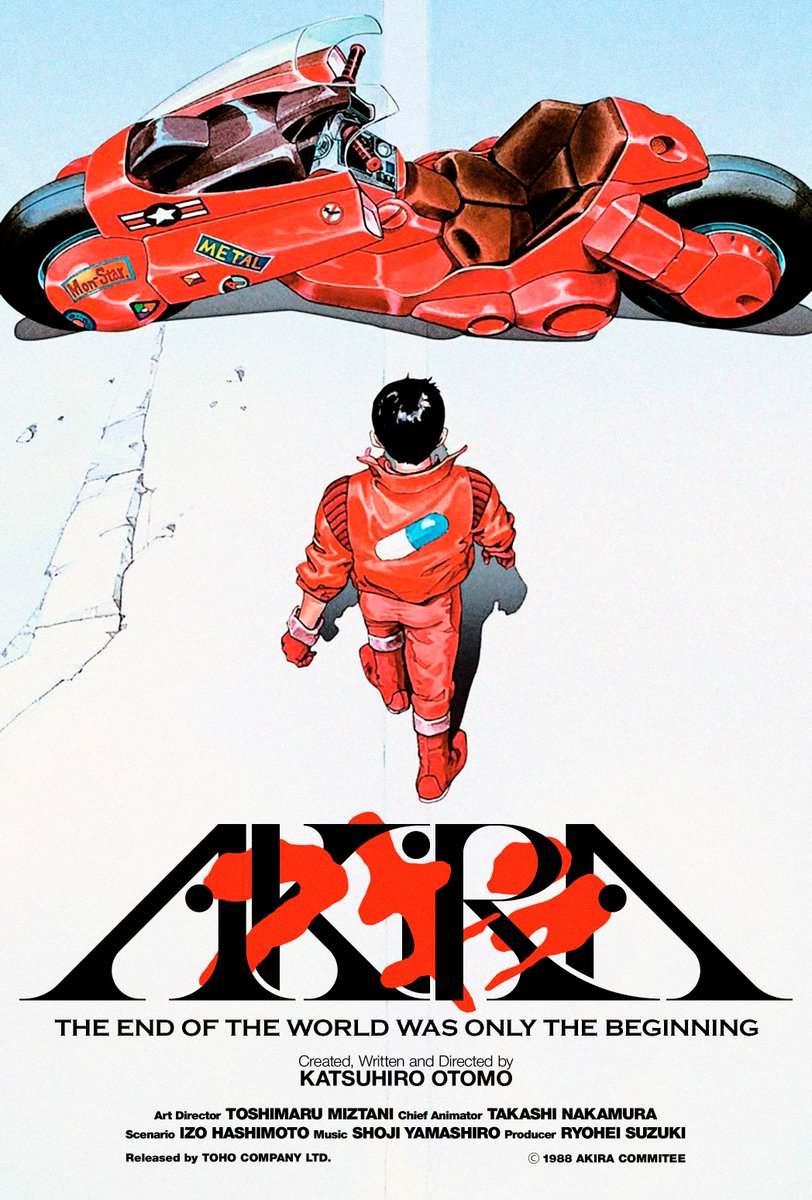 Akira (1988) - Typography Exploration