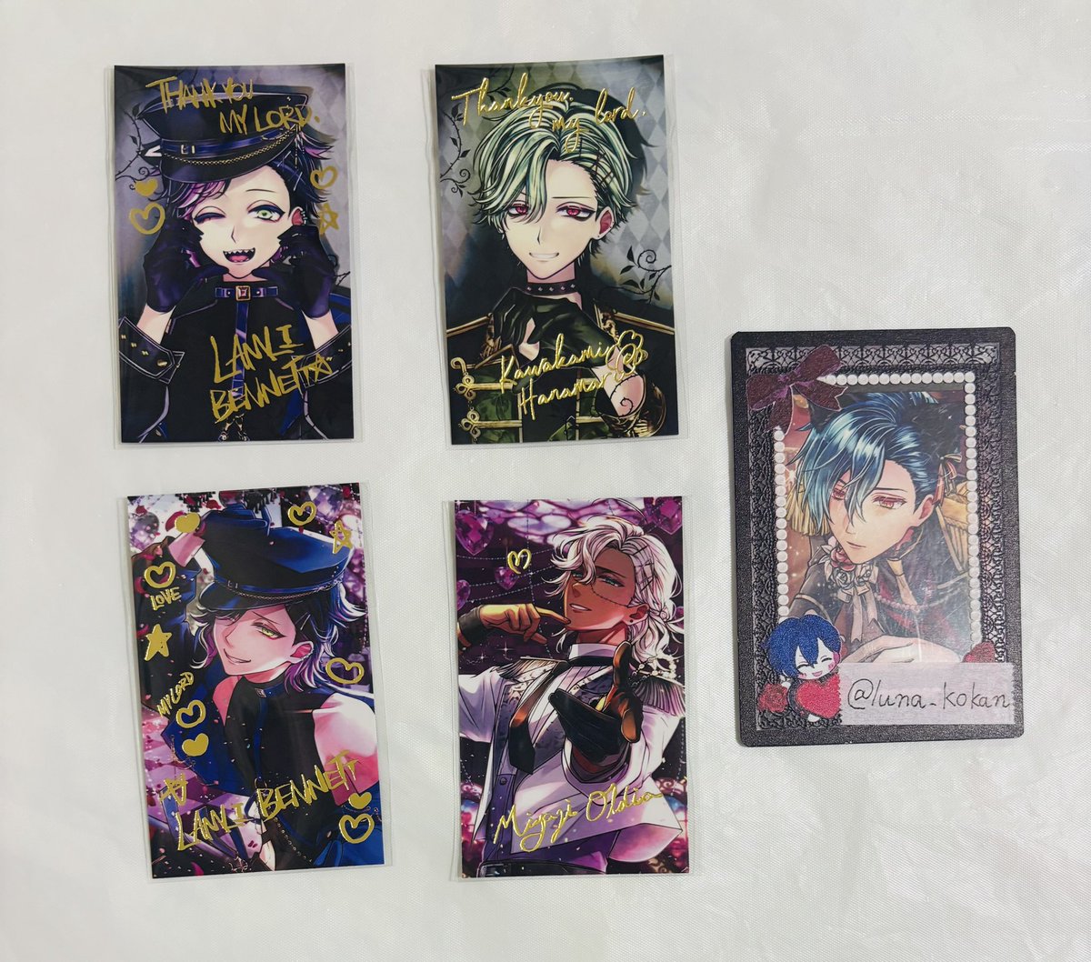 交換] 悪魔執事と黒い猫 あくねこ バレンタイントレカ風カード トレカ