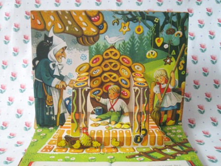 チェコスロヴァキアの「ヘンゼルとグレーテル」のポップアップ絵本