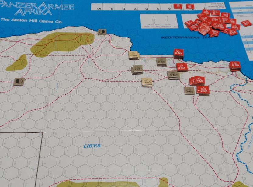 AH「砂漠のロンメル（PANZER ARMEE AFRIKA）」を練習 : マイケルの戦い