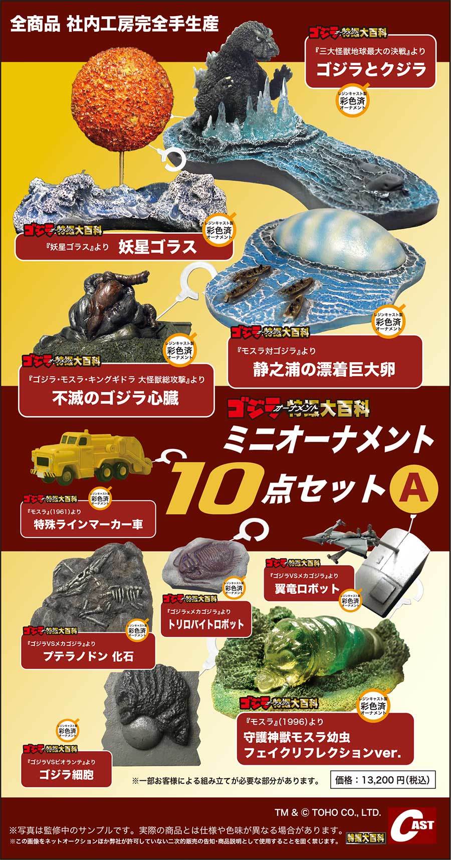 ゴジラオーナメント特撮大百科 ミニオーナメントセット、モンスターX