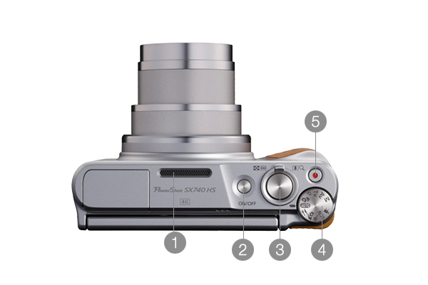 各部名称 PowerShot SX740 HS：コンパクトデジタルカメラ｜個人｜キヤノン