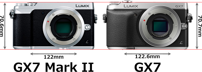 GX7 Mark II」と「GX7」の違い - フォトスク