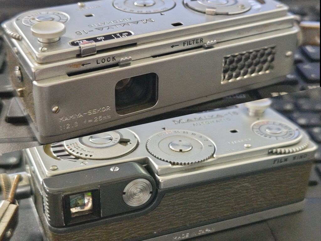 絶滅した16mmフィルムカメラ【MAMIYA-16 AUTOMATIC】を使って写真を