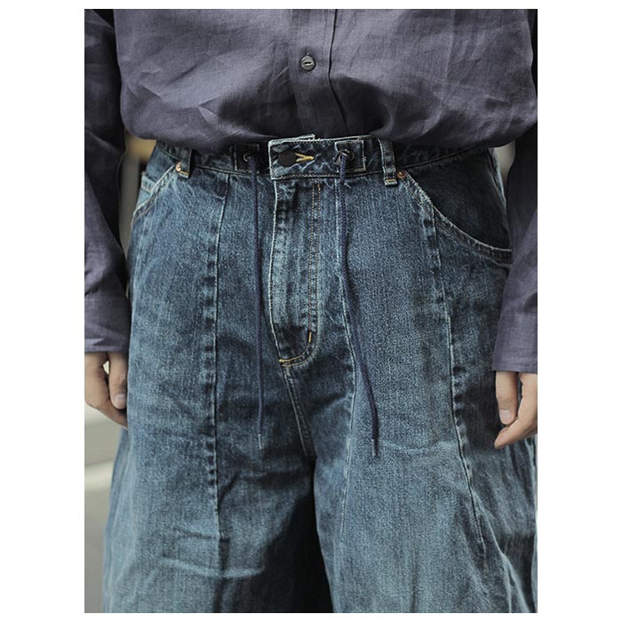 ニードルズ NEEDLES 12オンス デニム ヒザデルパンツ H.D. Pant - Jean