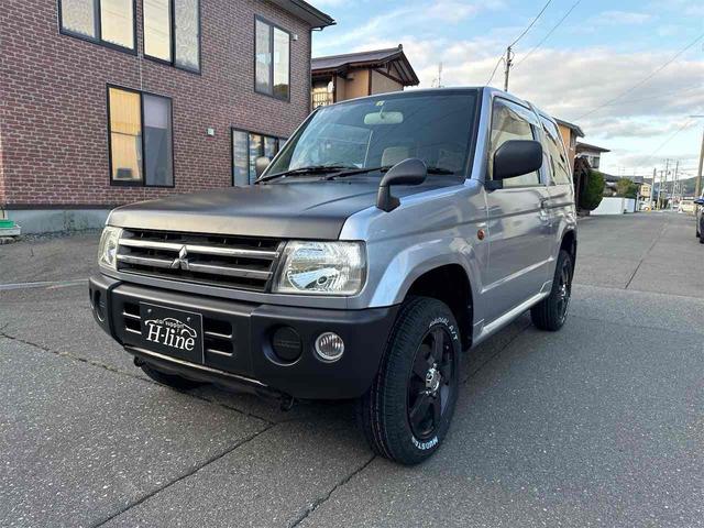 三菱 パジェロミニ XR 半艶ブラック塗装F Rバンパー ボンネットの