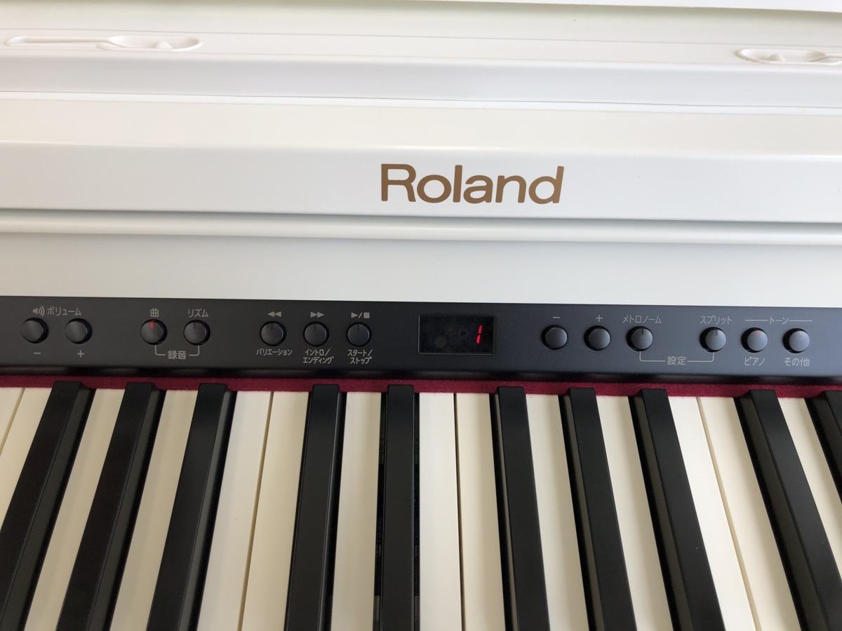 Roland RP401R-WHS 2014年製 中古 電子ピアノ 椅子付き ホワイト