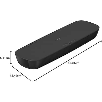 Panasonic Compact Soundbar with Two Powerful Full Range Speakers