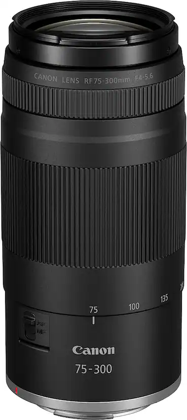 Canon RF75 300mm F4 5.6mm Telephoto Zoom Lens for EOS R Series