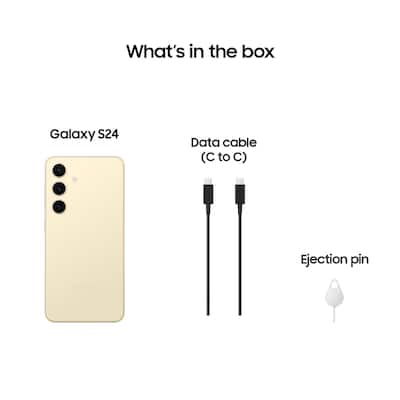 Samsung Galaxy S24 256GB (Unlocked) Amber Yellow SM-S921UZYEXAA