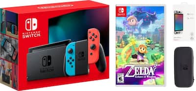 Switch Bundle With Accessories & Zelda Game Nintendo Switch - Best Buy