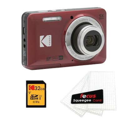 Kodak PIXPRO Friendly Zoom FZ55 Digital Camera with 32GB SD Card
