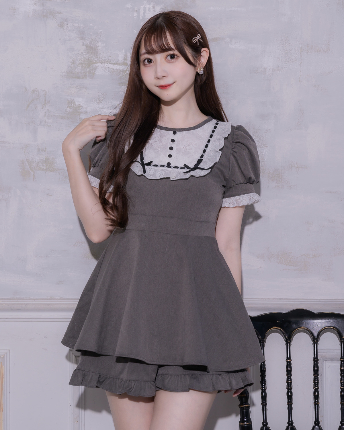 レースヨークフリルドーリーセットアップ – pium