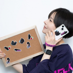 おはビビミームステッカー(5枚set) | 半泣き黒猫団 購買部