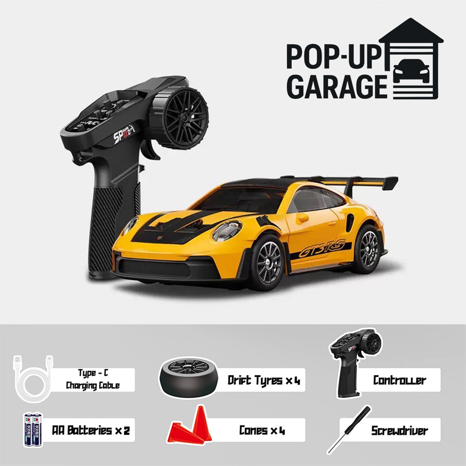 Porsche 911 GT3 RS | RC Turbo Drifters | Pop-Up Garage – Pop-Up