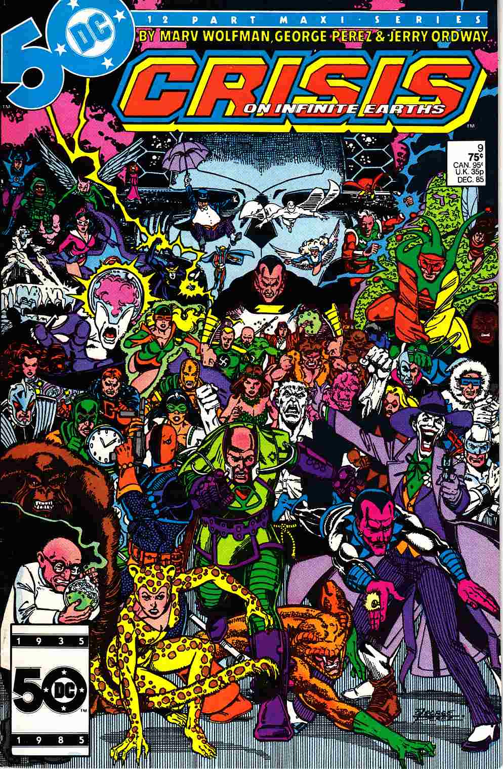 Comic Book Review – Crisis on Infinite Earths Part 7 (of 9