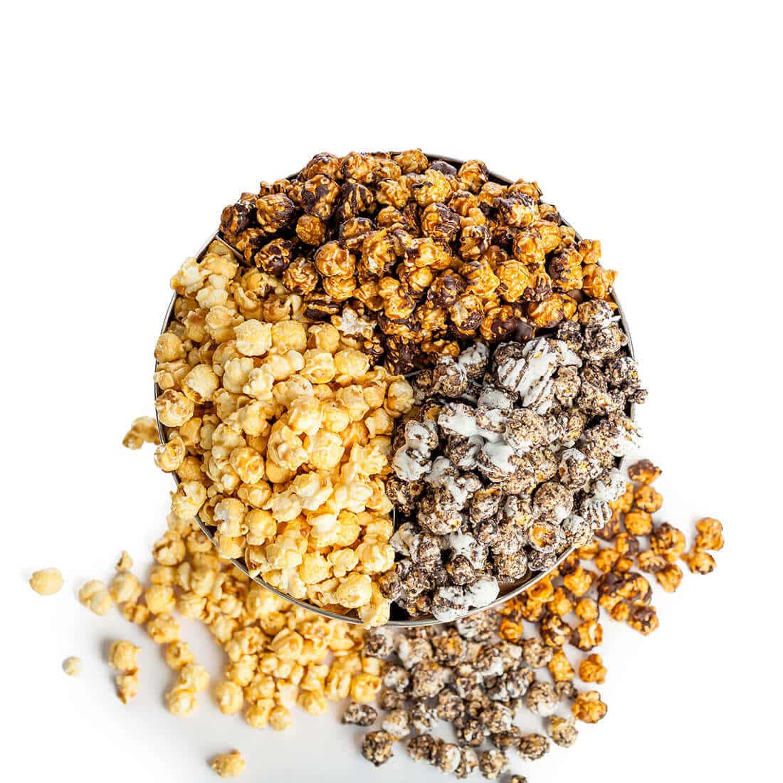 Gourmet Popcorn 3 Flavor Holiday Tin • Oprah's Favorite Gift