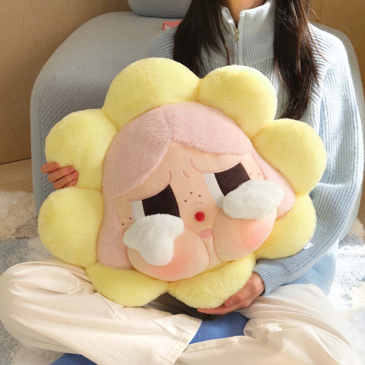 CRYBABY Sad Club Series-Pillow (Pink) | Accessories - POP MART