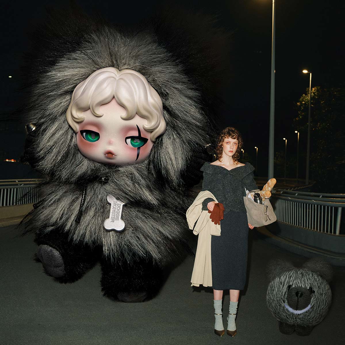 SKULLPANDA You Found Me! シリーズ ぬいぐるみペンダント - POP MART